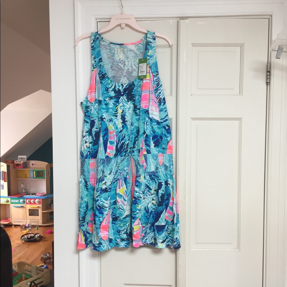 NWOT Lilly Pulitzer Tideline Dress XL